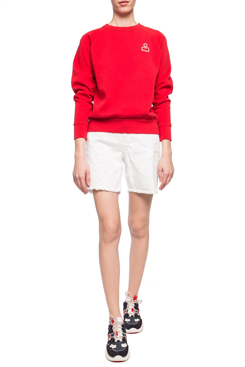 Isabel marant red shop sweatshirt